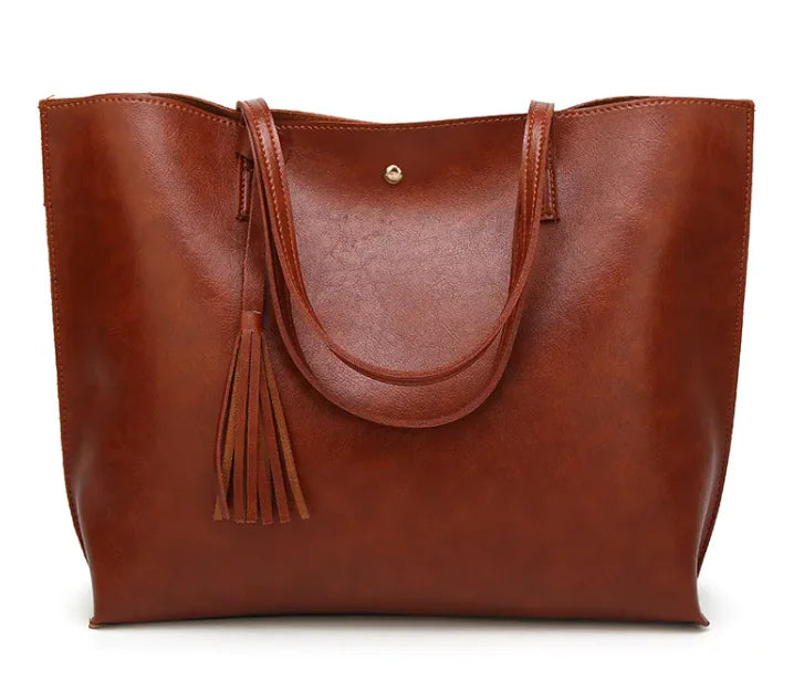 New Women's Tassel Shoulder Bag