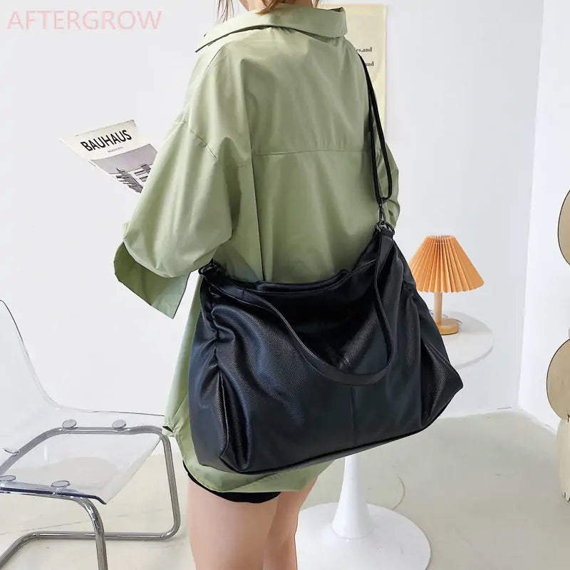 Soft Leather Shoulder Bag