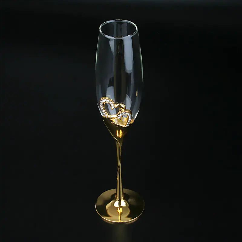 Crystal Wedding Champagne Glasses