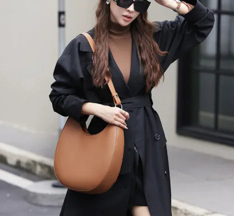 Crescent Shaped Single Shoulder Bag