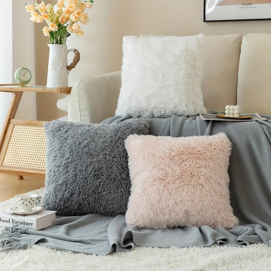 Soft and Decorative Pillow Covers for Couch or Bed.