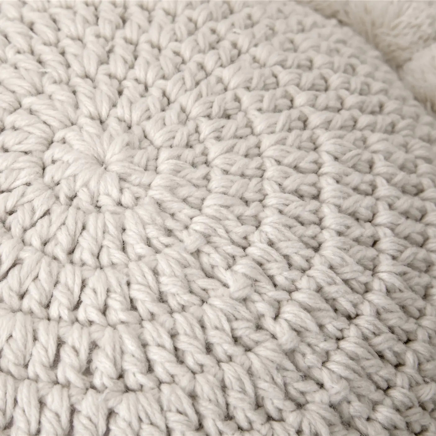 Pompon Seat Back Cushion