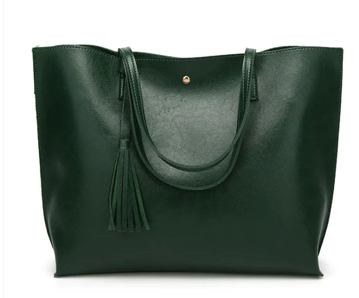 New Women's Tassel Shoulder Bag